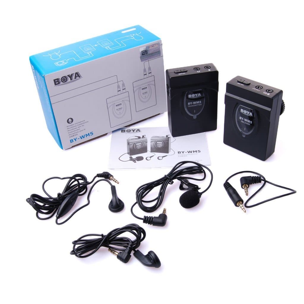 Boya BY WM5 Wireless 2.4GHz Lapel Microphone