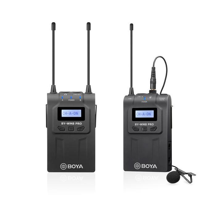 Boya BY-WM8 Pro-K1 UHF Wireless Lavalier Microphone System