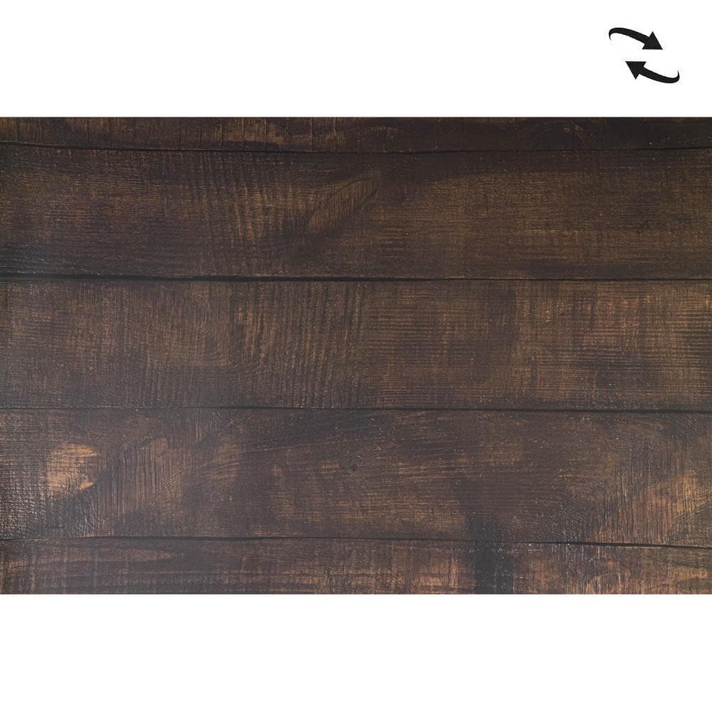 Flat Lay Instagram Backdrop - 'Chippendale' Brown Wooden (56cm x 87cm)