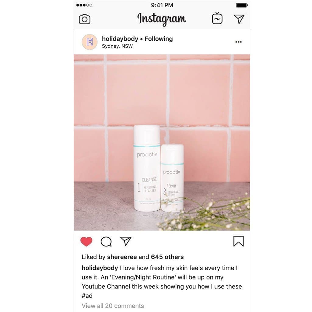 Flat Lay Instagram Backdrop - 'Bronte' Pink Square Tiles (56cm x 87cm)