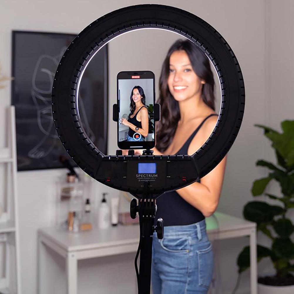 18" LED Ring Light - Diamond Luxe III | Spectrum Professional Ring Lights