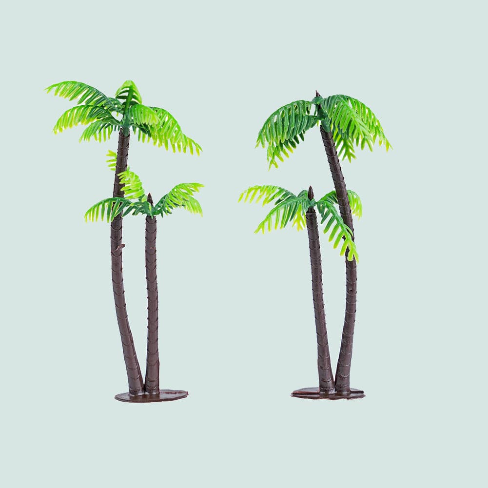 Miniature Styling Props For Photography - 2x Mini Palm Trees