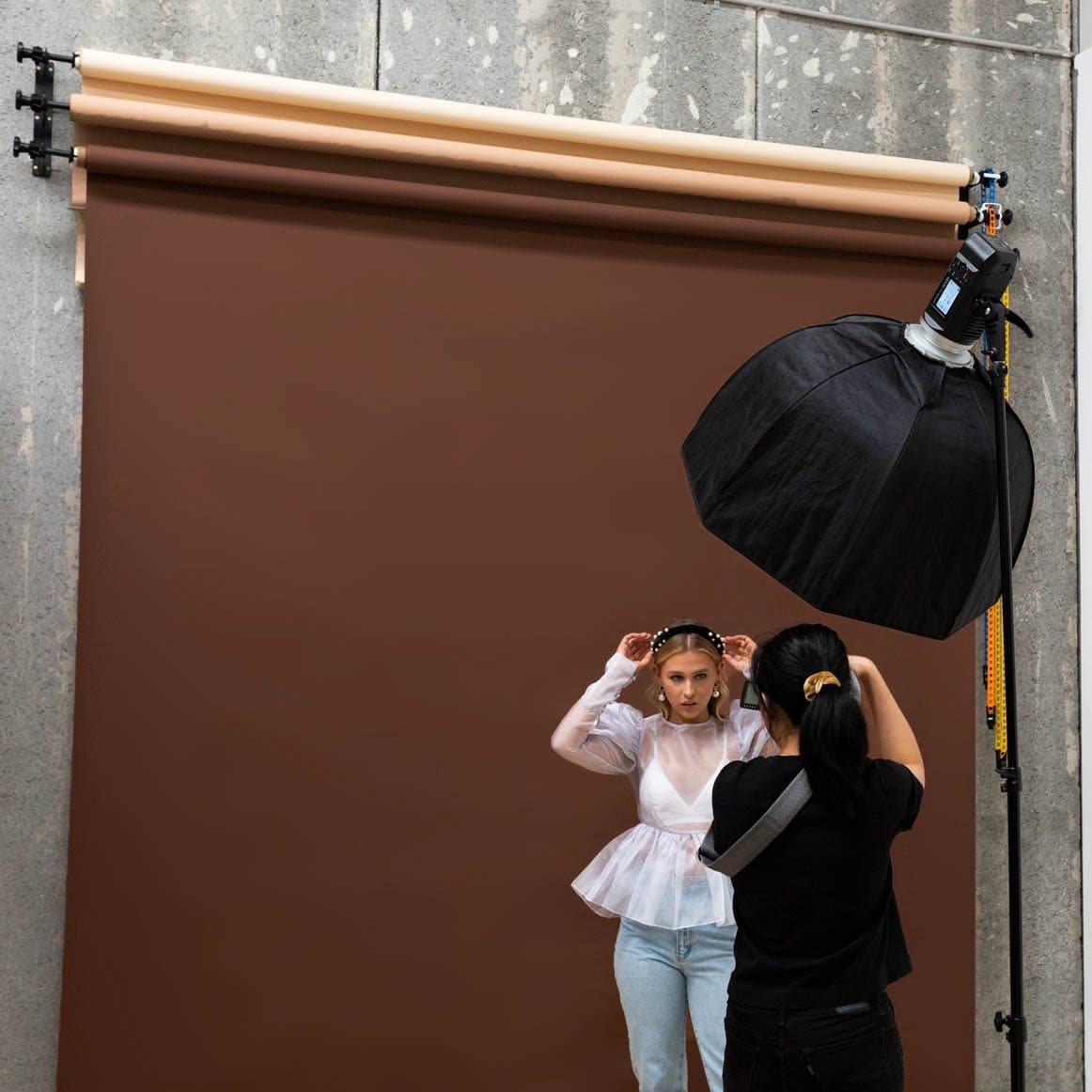 Paper Roll Photography Studio Backdrop Full Length (2.7 x 10M) - Espresso to Go Brown