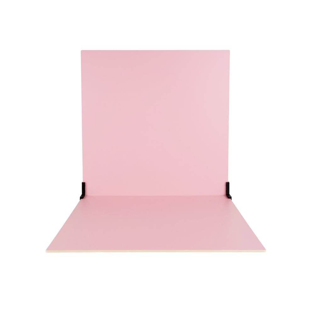 ProBoards Flat Lay Photography Rigid White Pink Backdrop - Fairy Floss (60cm x 60cm)