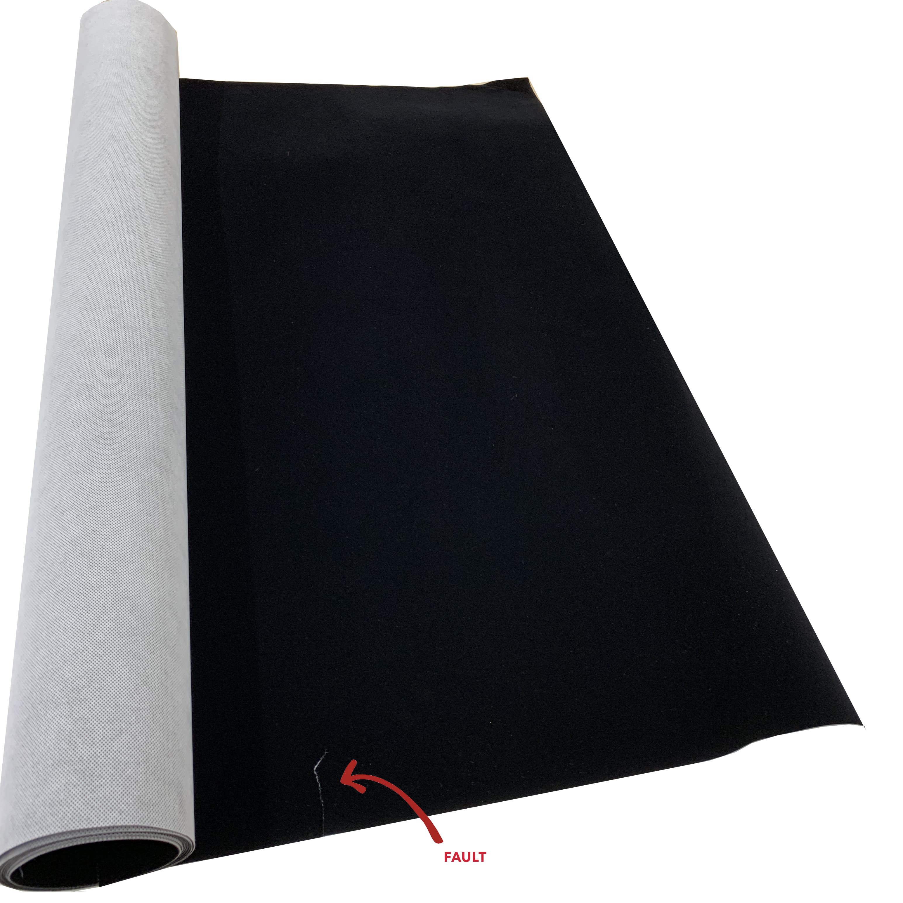 Black 'Fotodrop' Synthetic Non-Woven Portrait Background 0.91m x 2.75m (Pegs and Backdrop Stand not included)
