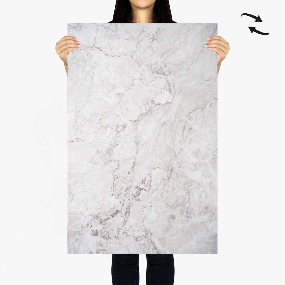 Flat Lay Instagram Backdrop - 'Leura' Pink Marble (56cm x 87cm)