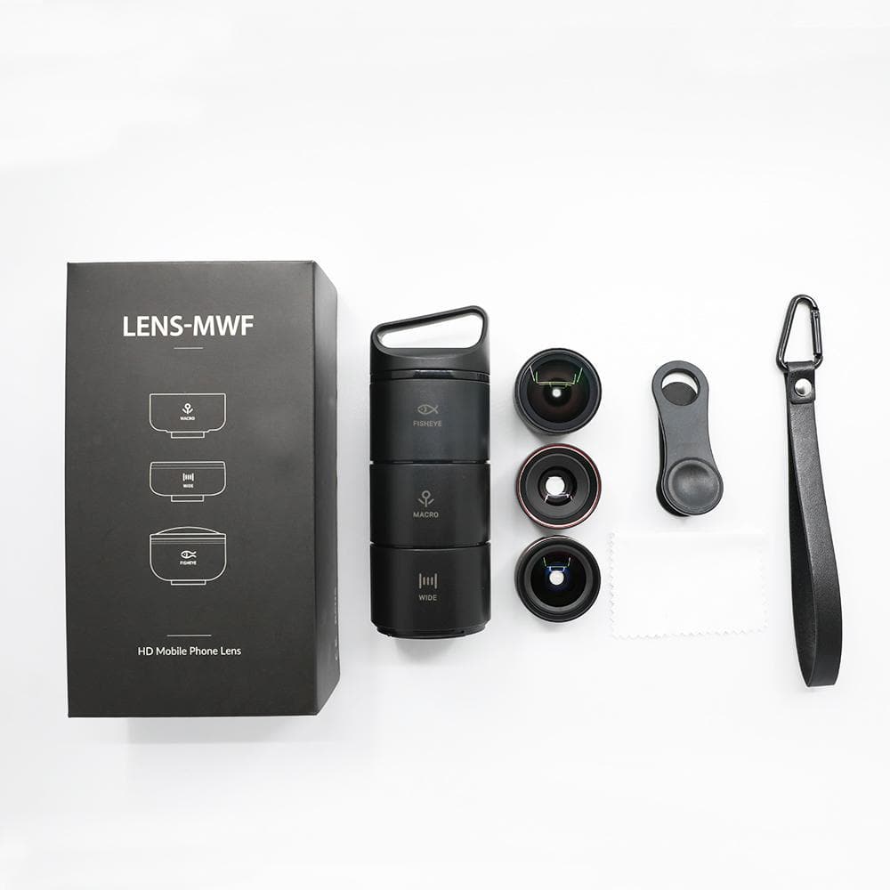 Orangemonkie Hd Phone Lens Kit Lens (Includes Macro, Wide And Fisheye Lens)