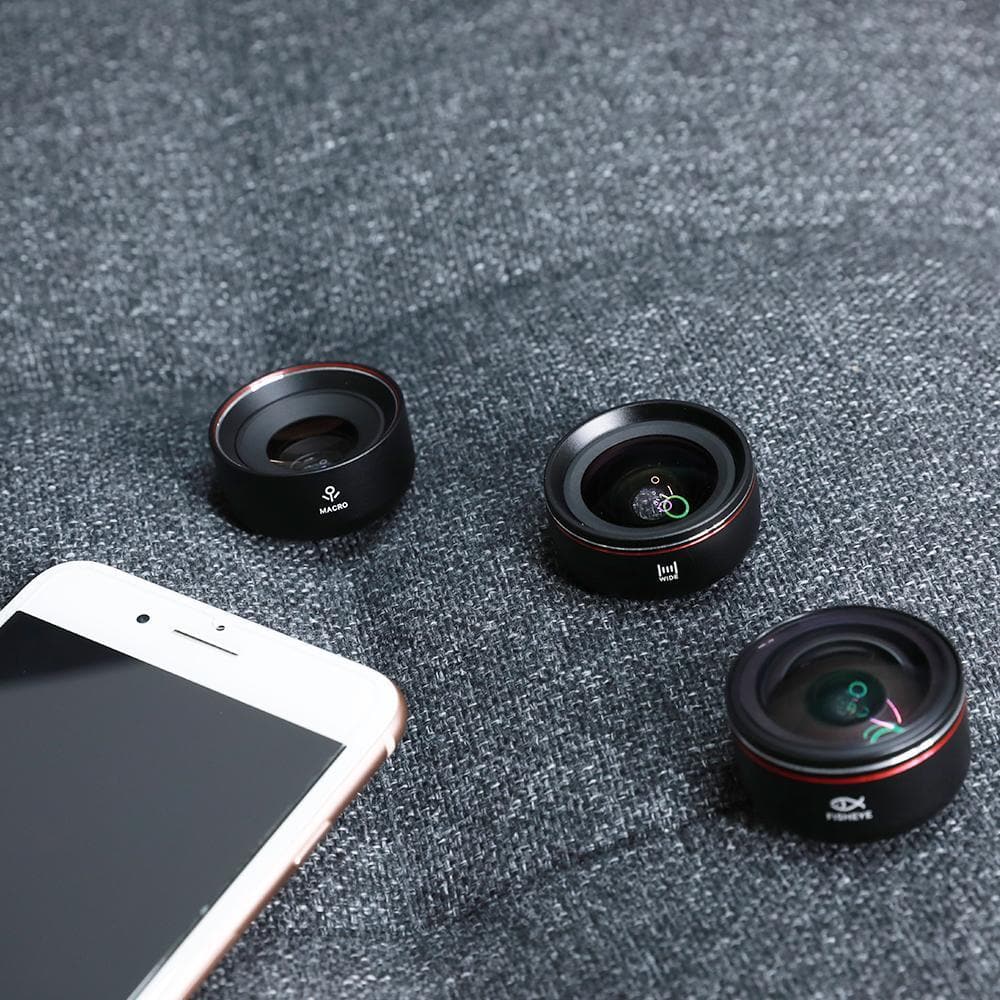 Orangemonkie Hd Phone Lens Kit Lens (Includes Macro, Wide And Fisheye Lens)