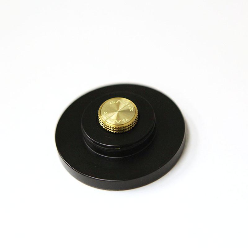 Gariz Screw type Soft Button Gold XA-SB3S for Sony RX1 (Black Thread)
