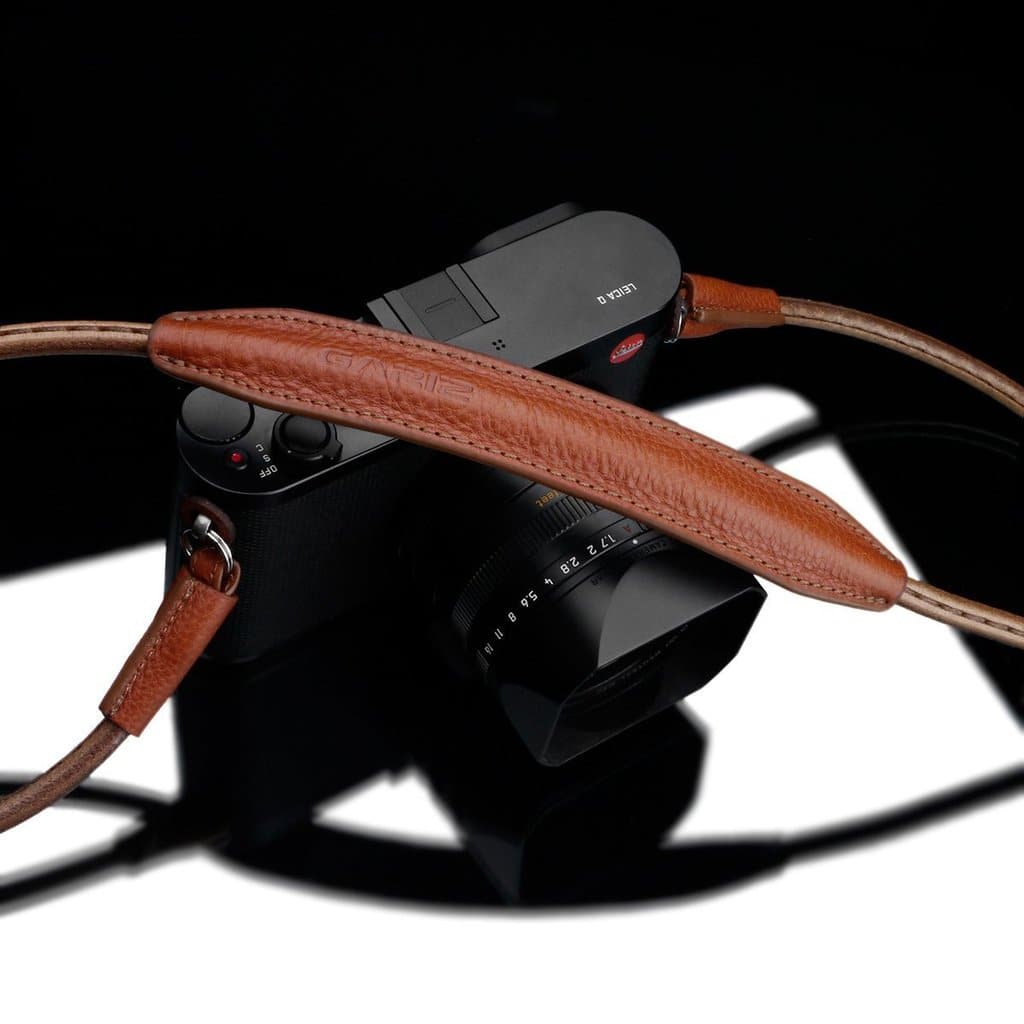 Gariz XS-CSNLCM Camel 115cm / 45" Leather Camera Neck & Shoulder Strap for Mirrorless Cameras