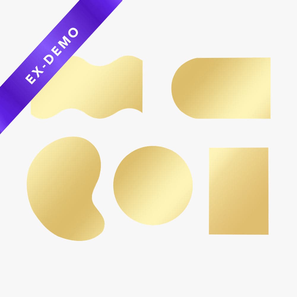 Geometric Acrylic Mirror Styling Props For Photography - Metallic Gold