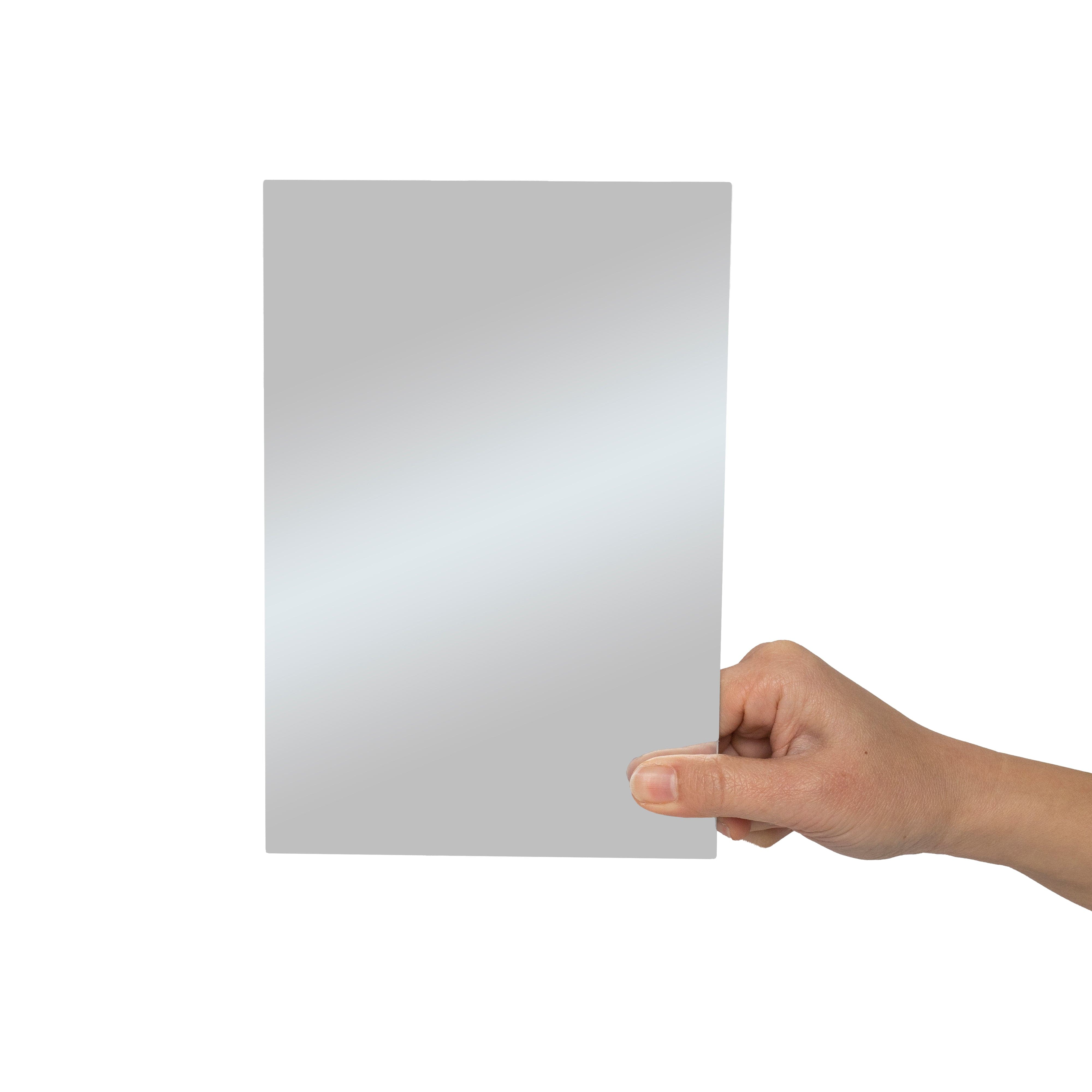 Geometric Acrylic Mirror Styling Props For Photography - Metallic Silver 5 Pack (DEMO STOCK)