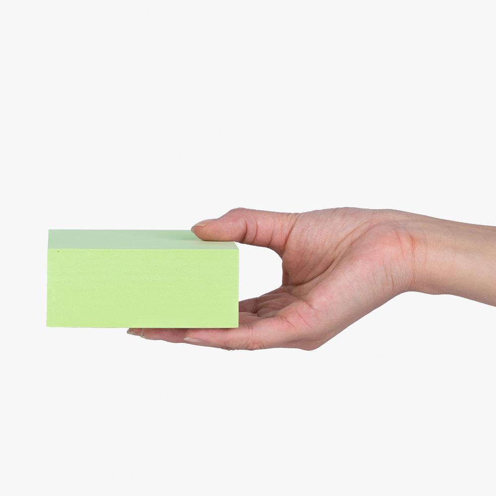 Geometric Foam Styling Props for Photography - Short Square 10cm (Mint Green)