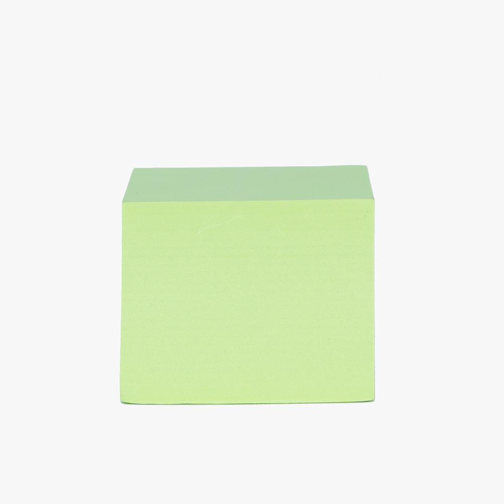 Geometric Foam Styling Props for Photography - Tall Square 10cm (Mint Green)