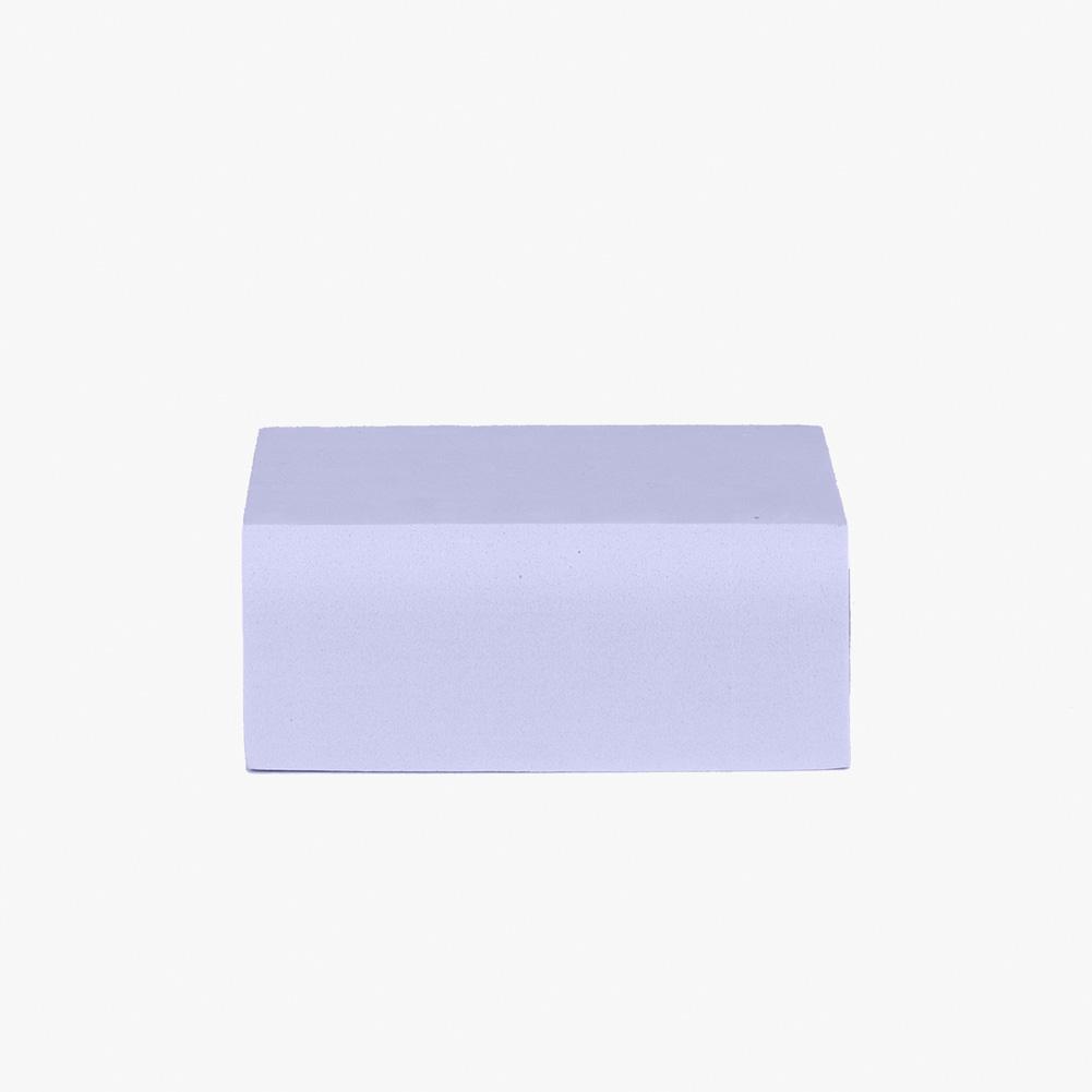 Geometric Foam Styling Props for Photography - Short Square 10cm (Periwinkle Purple)