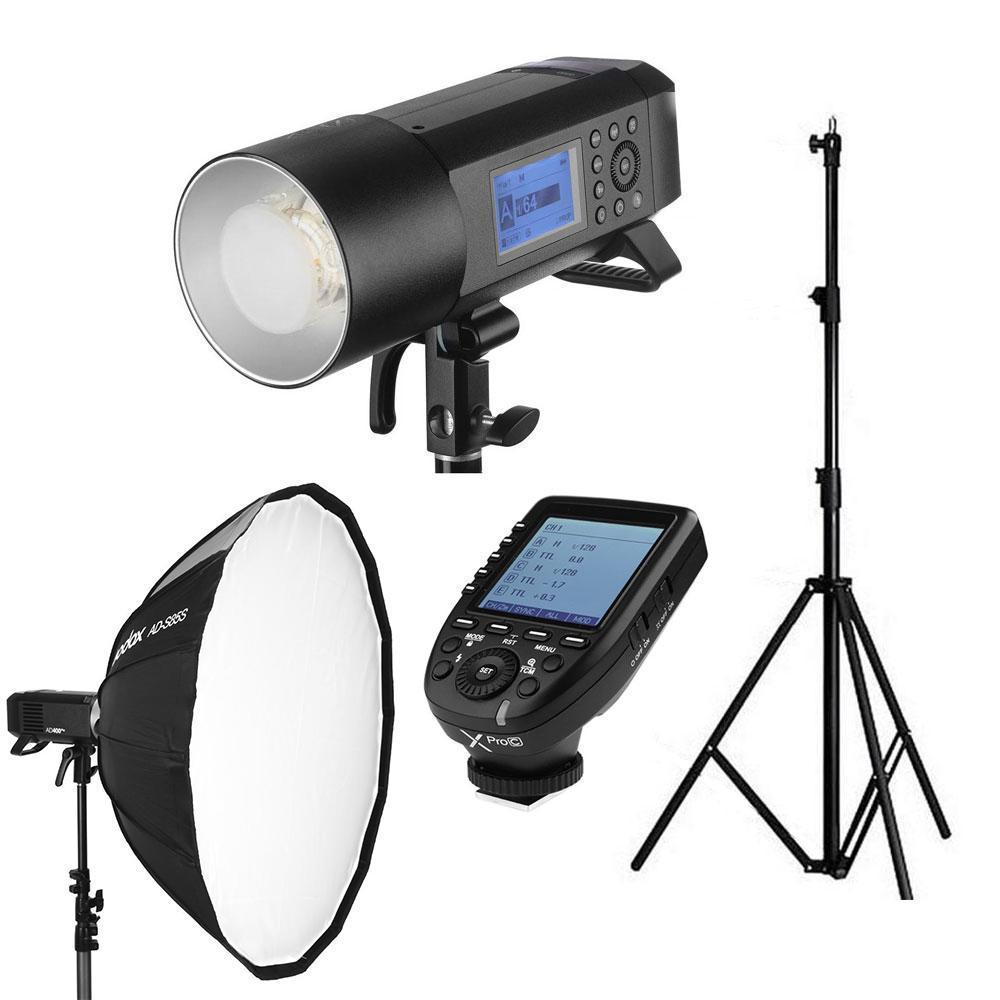 Godox AD400Pro Witstro Portable Strobe Kit (Flash, Stand, Softbox and