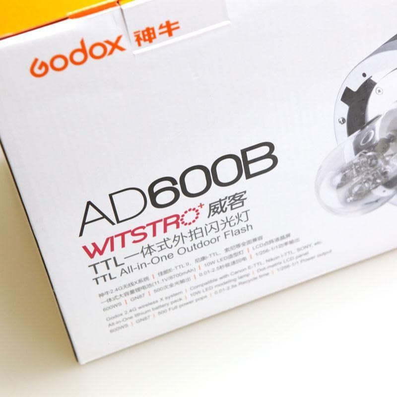 Godox AD600B Witstro TTL 2.4GHz Studio Flash Strobe Light (Bowens)