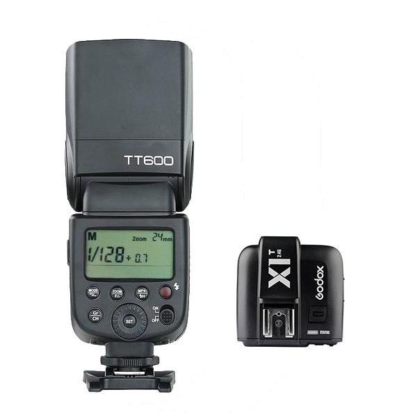 Godox TT600 2.4G HSS Universal Wireless Flash Speedlite and X1 Trigger Kit