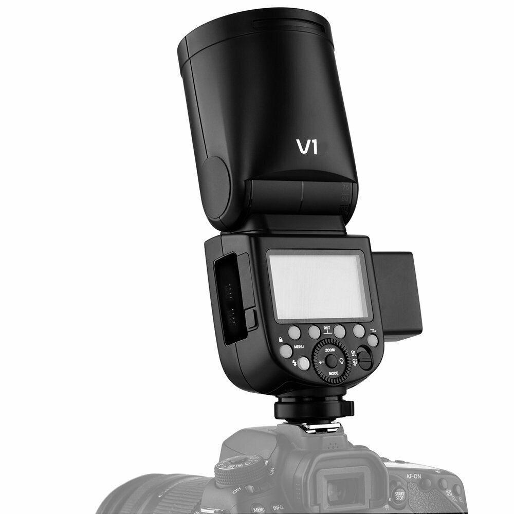 Godox V1-C Round Head Li-ion E-TTL HSS Master Speedlight Flash for Canon