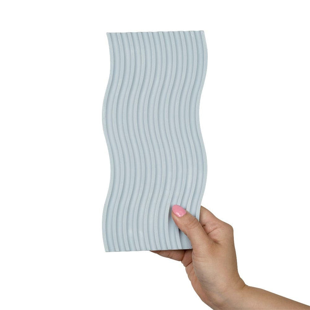 Grooved Arch Wave Photography Styling Handmade Plaster Props - 4 Pack