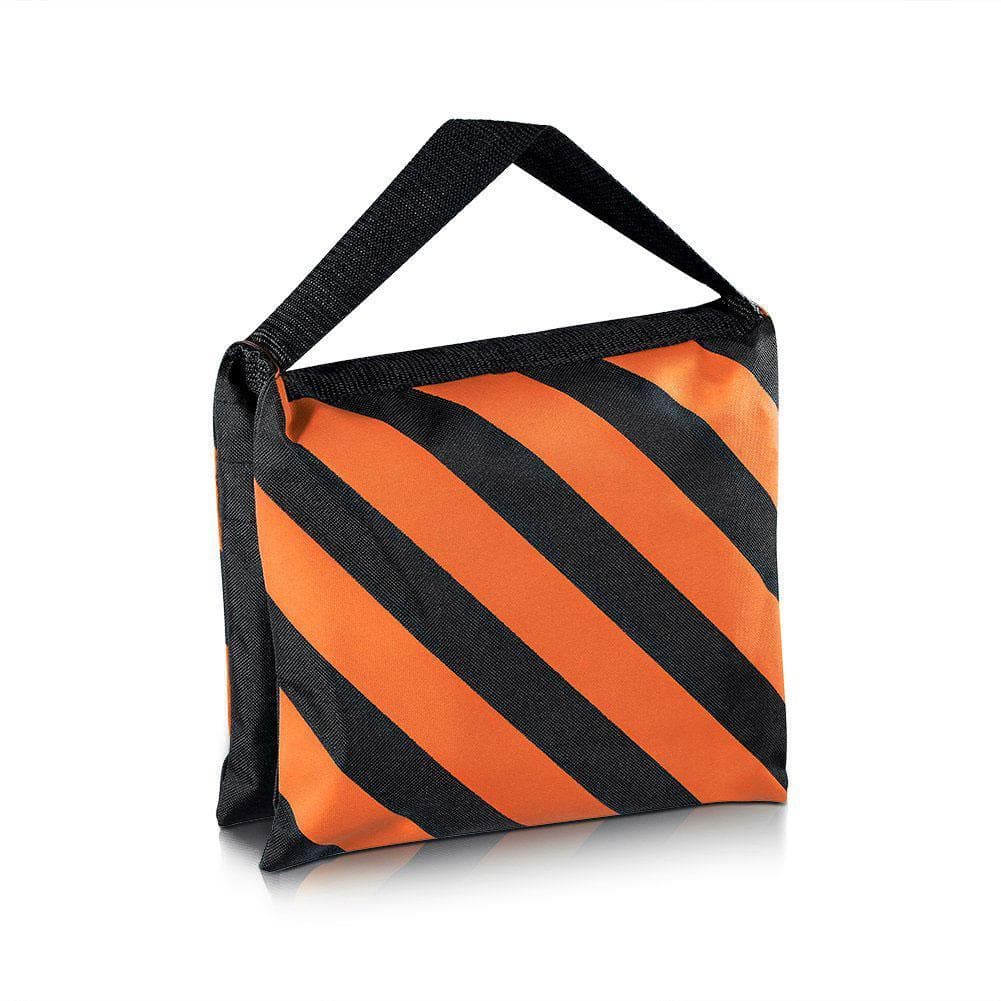 2x Heavy Duty 10kg Rated Orange / Black Sandbag (Empty)