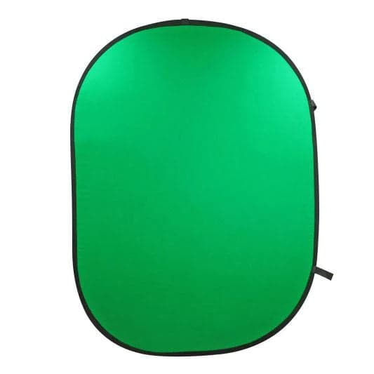 Chroma Key Nylon Green/Blue Double Sided Pop Up Backdrop with Stand and Peg Kit (1.5 x 2.1M)