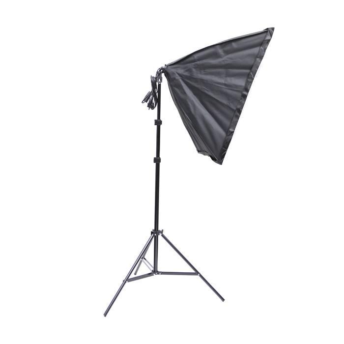 Triple "Illuminate Mate" Rectangle Softbox and Boom Arm Lighting Kit