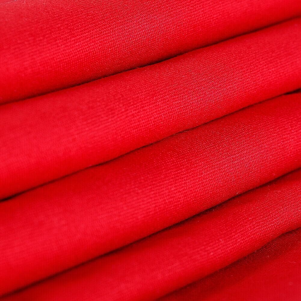 Solid Red 1.8 x 2.8M Cotton Muslin Backdrop