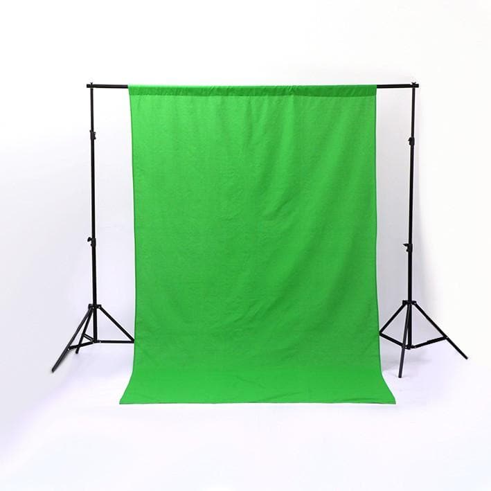Backdrop Stand and Triple Colour Muslin Cotton Backdrop Kit