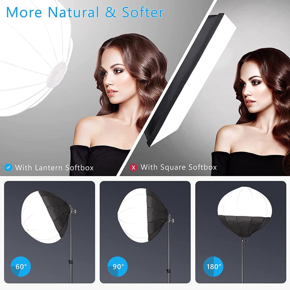 Lantern Softbox 'Kreator Kit' Double Dimmable LED 3200K Lighting Kit (DEMO STOCK)