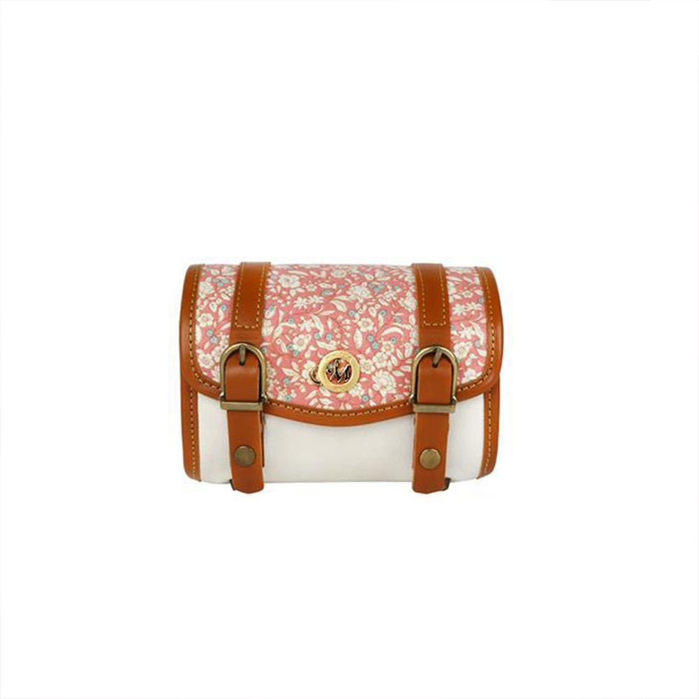 Pink Melten Leather Floral Camera Case and Wrist/ Shoulder Strap - Harper