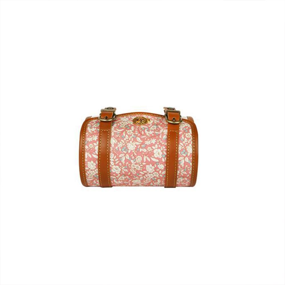 Pink Melten Leather Floral Camera Case and Wrist/ Shoulder Strap - Harper