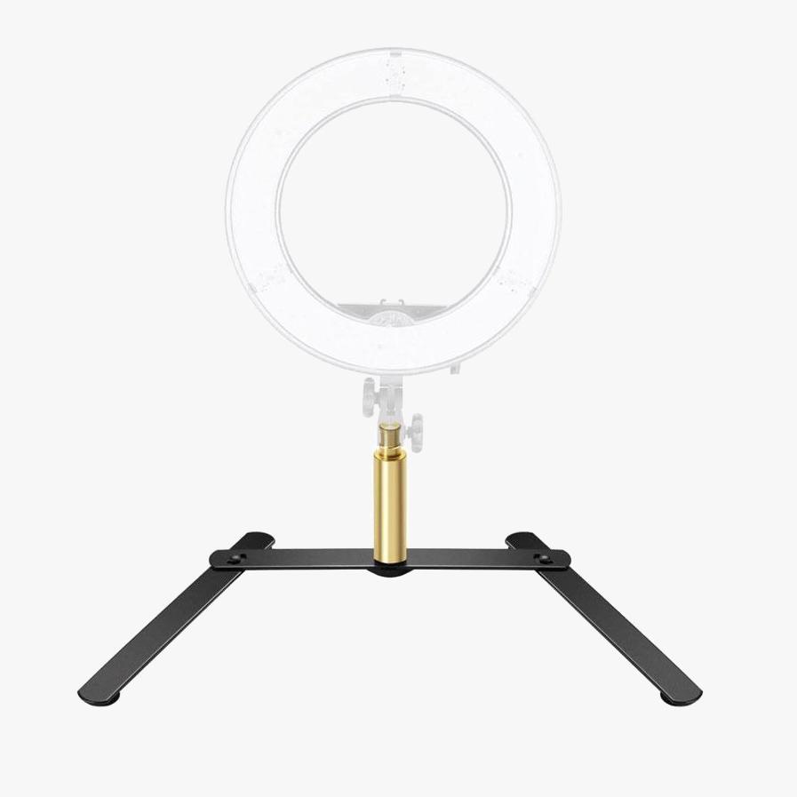 Desk Tabletop Stand with 5/8" Spigot for LED/ Ring Lighting