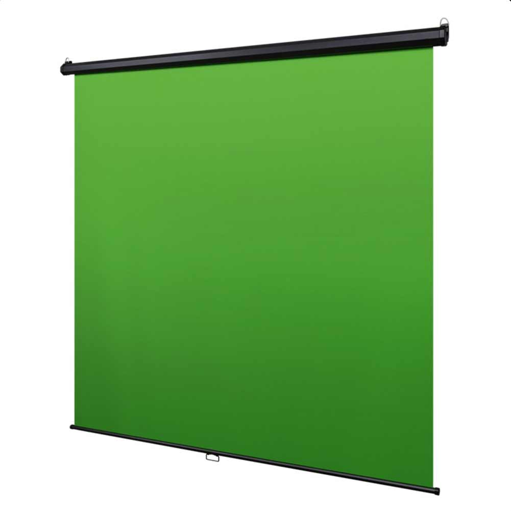 'Instant Studio' Mountable Pull Down Backdrop Screen- Chroma Key Green
