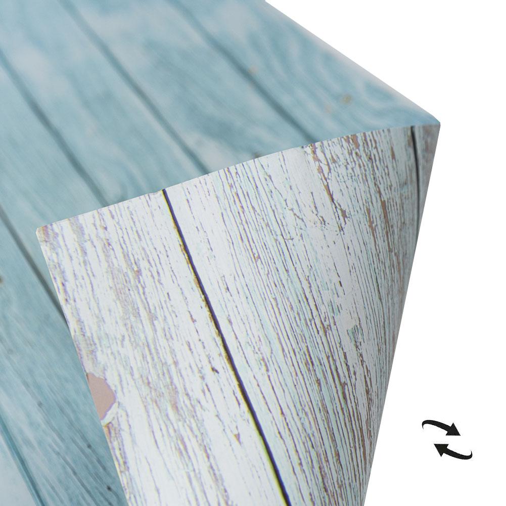Flat Lay Instagram Backdrop - 'Nambucca' Blue Wooden (56cm x 87cm)