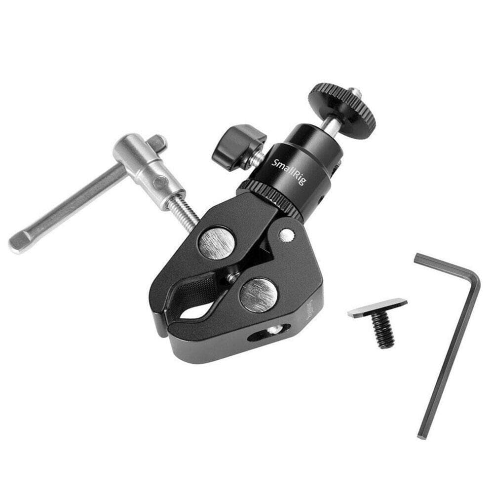 Nano Super Clamp with Ball Head and 1/4" Mount