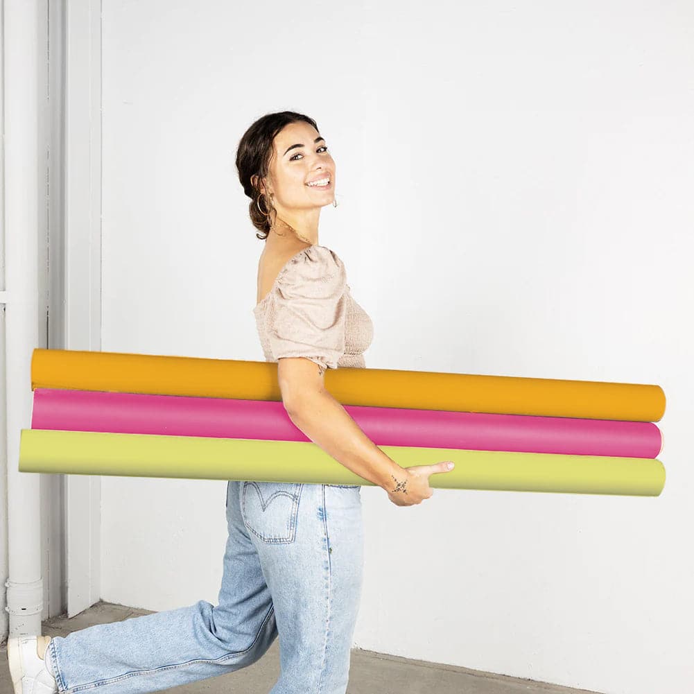 'Neon Brights' Collection Half Width  Photography Studio Paper Backdrop Set (1.36 x 10M)