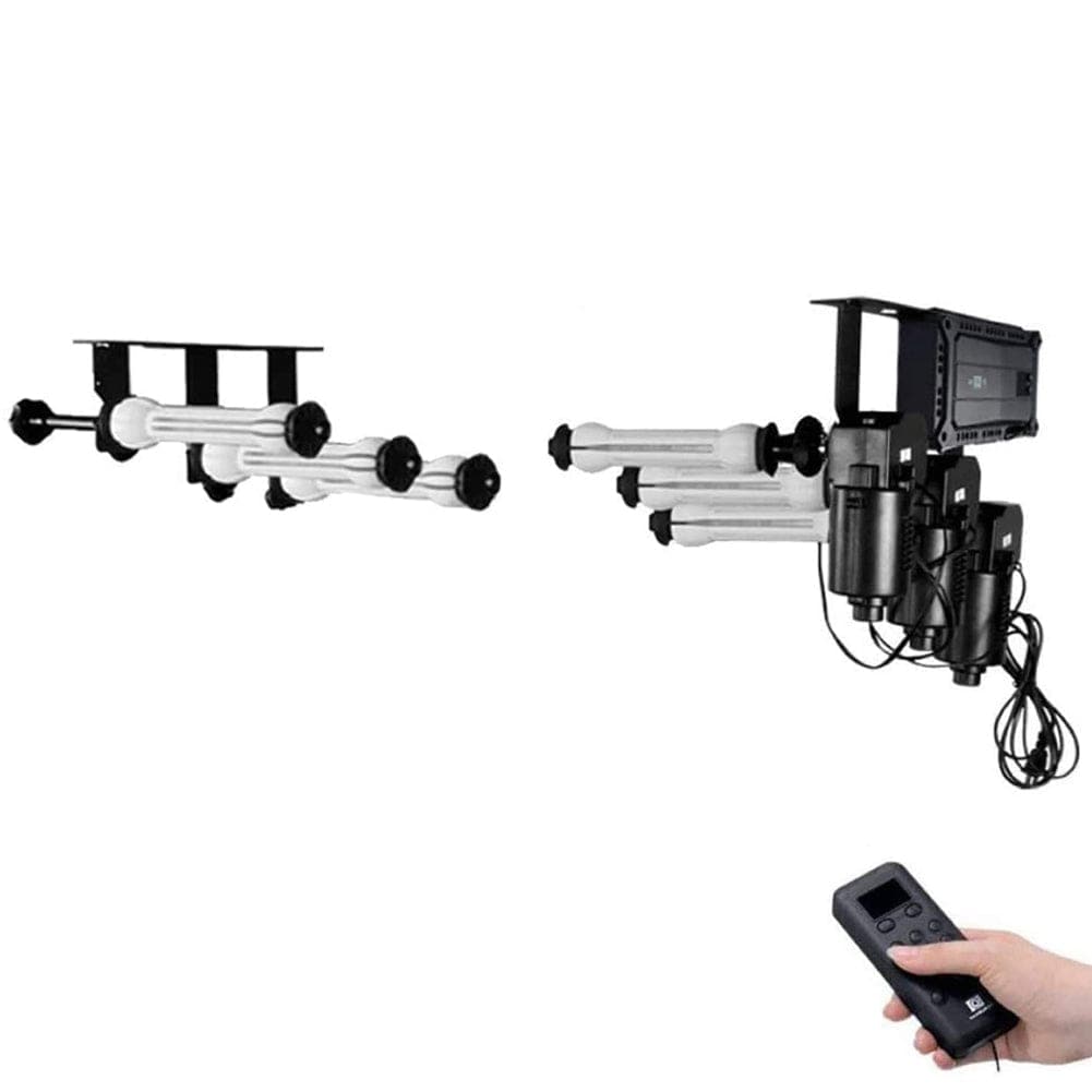 Photography Triple (3) Motorised Roller Wall Mounting Electric Backdrop Support (OPEN BOX)