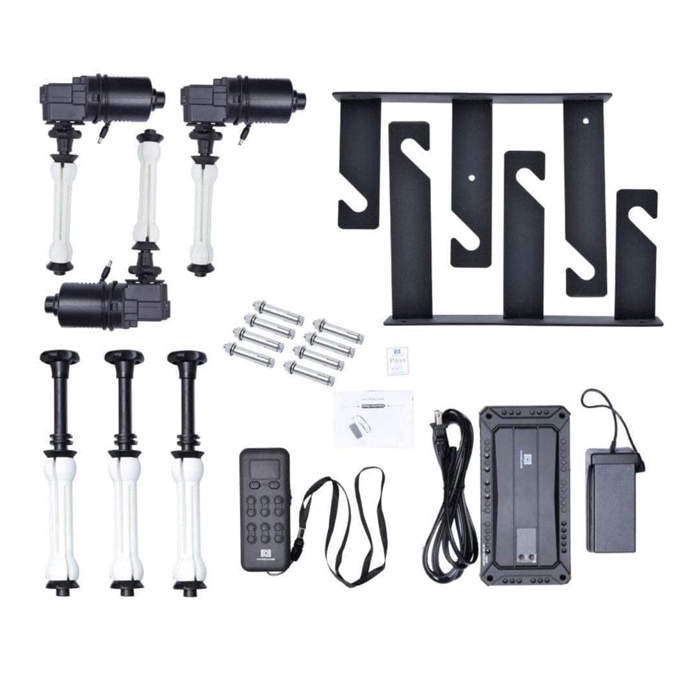 Photography Triple (3) Motorised Roller Wall Mounting Electric Backdrop Support (OPEN BOX)