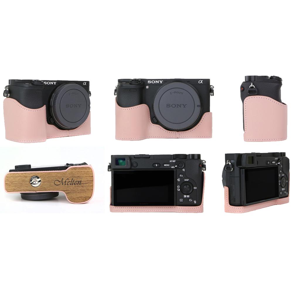 Melten Camera Half Case for Sony A6300 - Pink