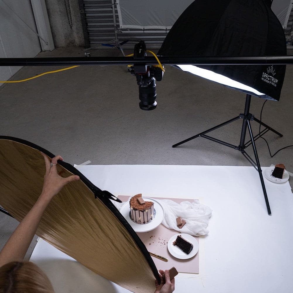 ProBoards Flat Lay Photography Rigid Beige Brown Backdrop - Bare Necessities (60cm x 60cm)