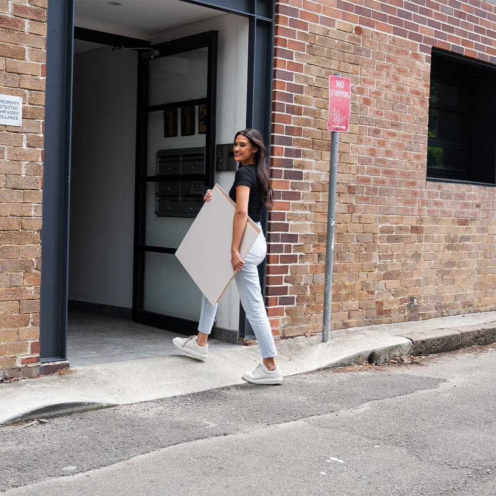 ProBoards Flat Lay Photography Rigid Beige Brown Backdrop - Bare Necessities (60cm x 60cm)