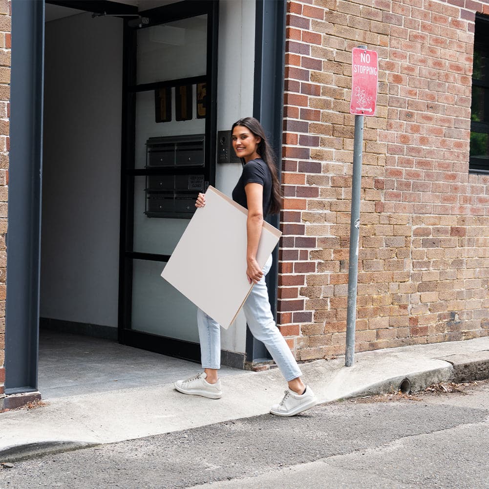 ProBoards Flat Lay Photography Rigid Beige Brown Backdrop - Bare Necessities (60cm x 60cm)