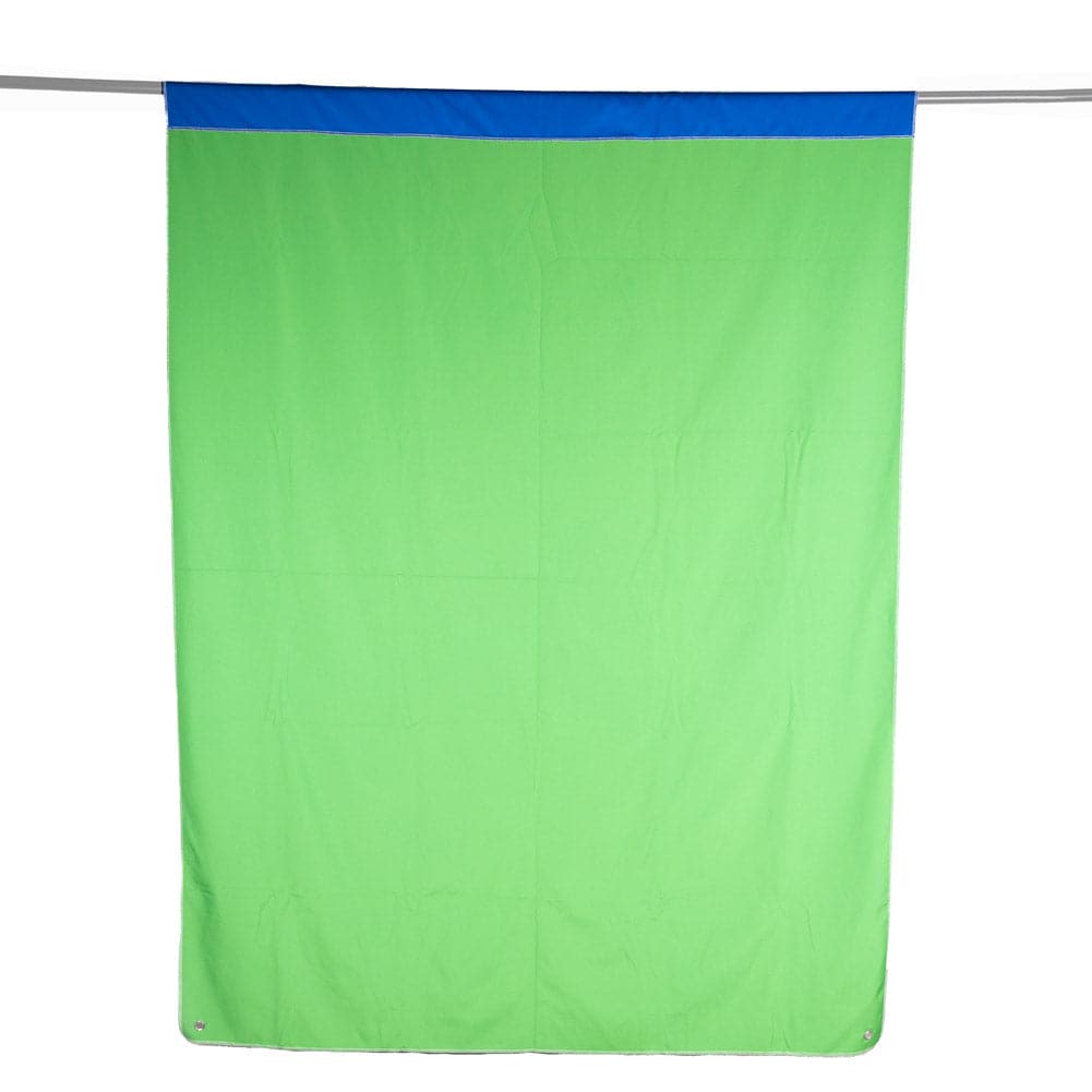Reversible Chromakey Green/Blue Screen Streaming Curtain Backdrop (1.5m x2m)