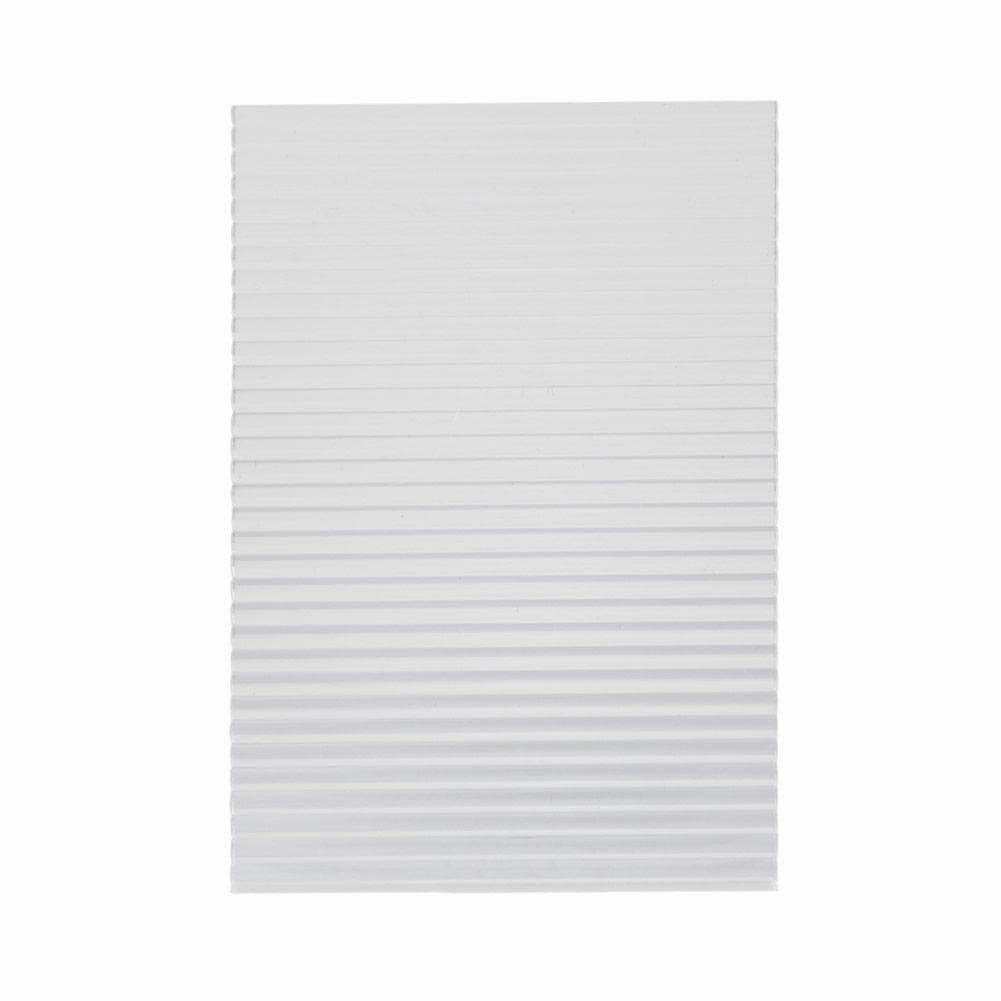 Ribbed Transparent Acrylic Sheet Styling Prop 14cmx10cm (6mm thickness)