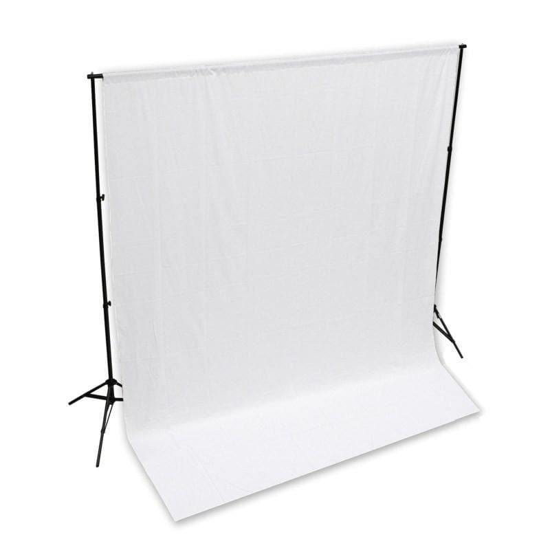 White 3m x 3m Cotton Muslin Studio Backdrop