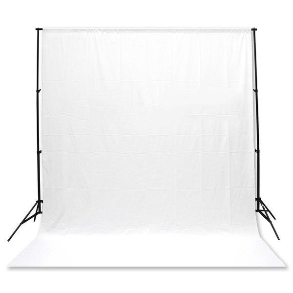 White 3m x 6m Cotton Muslin Studio Backdrop