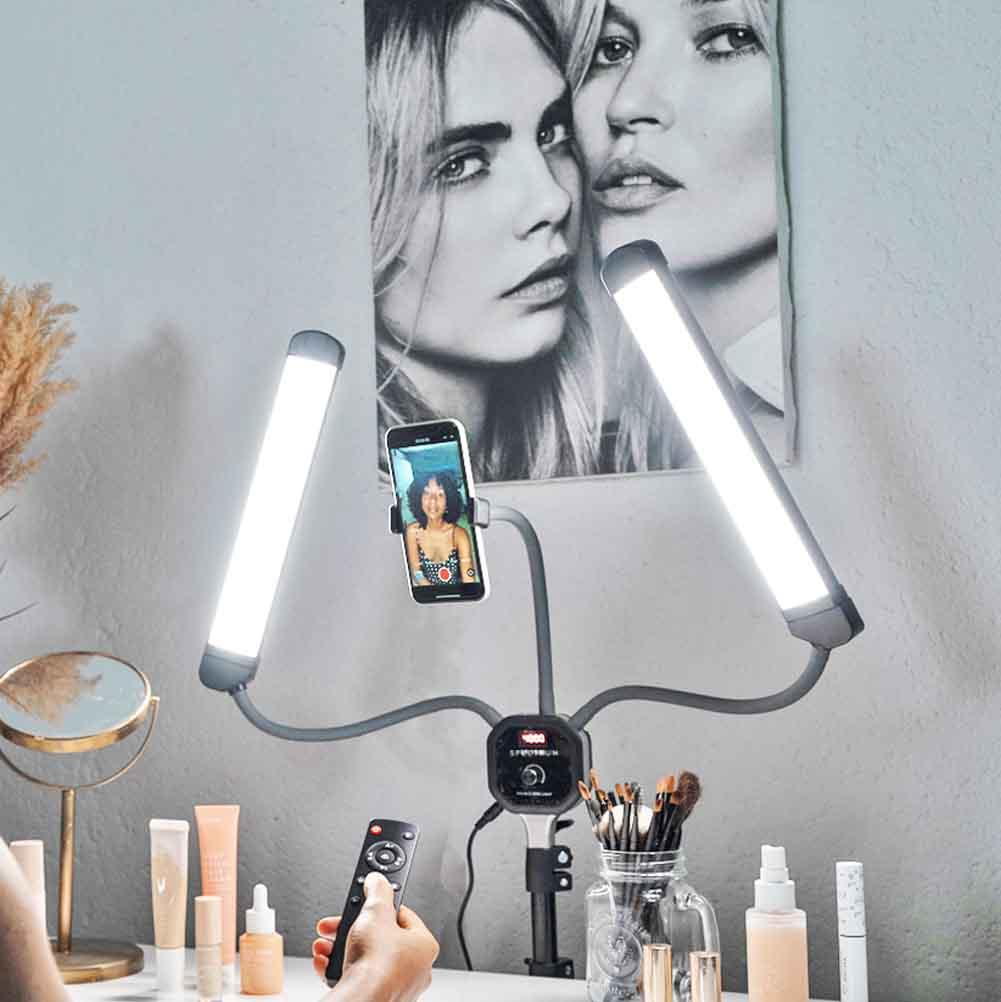 Multimedia Pro Beauty Portable Double LED Lighting Kit - Allurelite