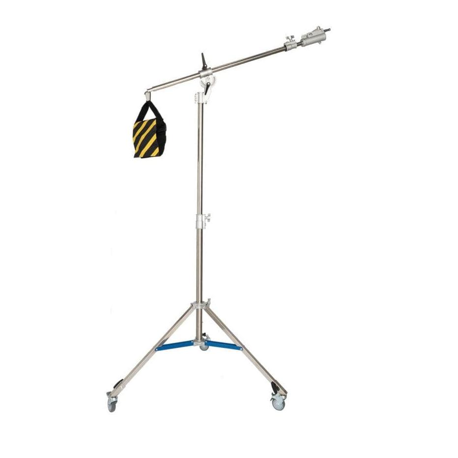 Spectrum 430cm Heavy Duty Studio Boom C-Stand With Castor Wheels (40kg Load)