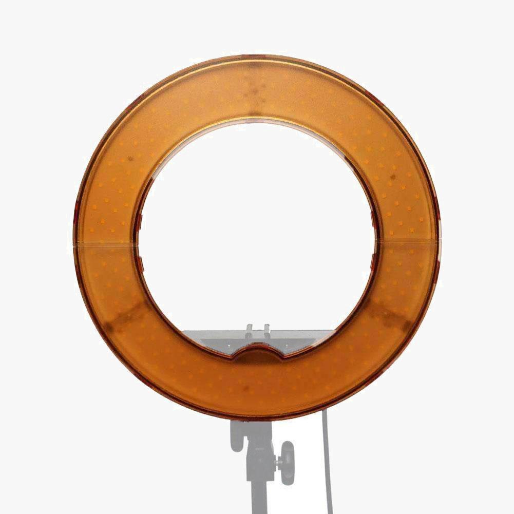 White & Orange Colour Diffuser Filter Set for  13" Ring Light